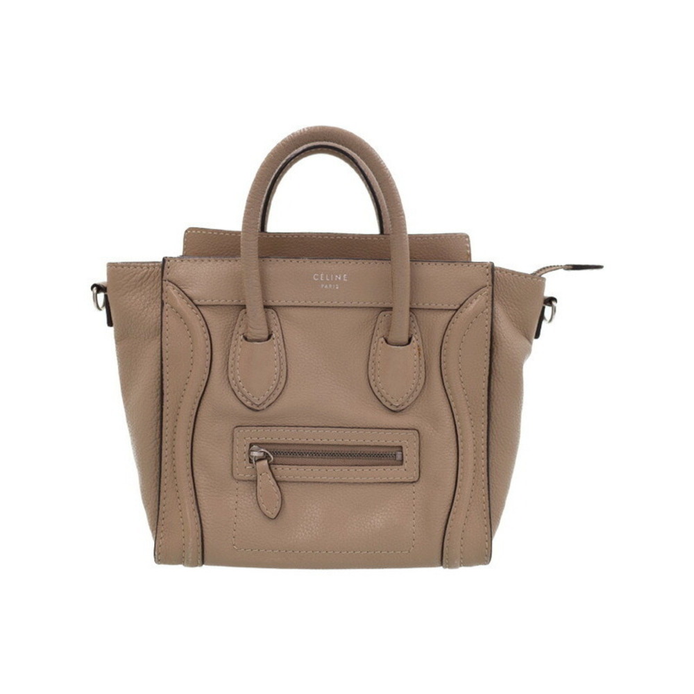 Celine Luggage Shopper Leather Shoulder Bag